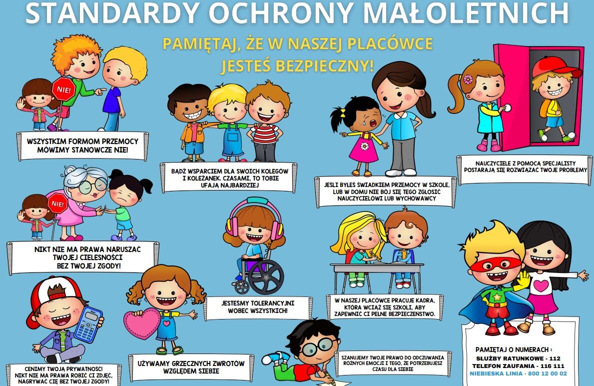 standardy ochrony małoletnich plakat