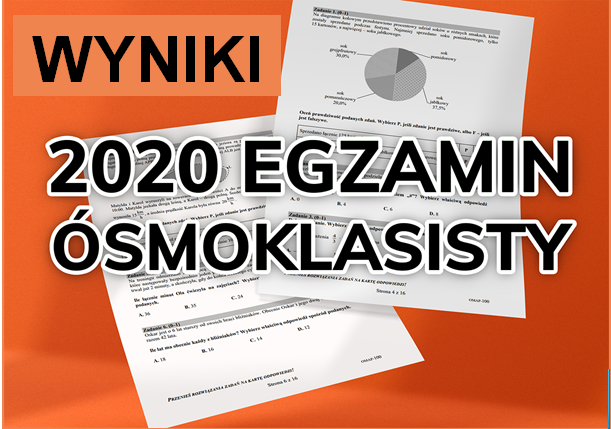 Wyniki egzaminu ósmoklasisty naszej szkoły w roku szkolnym 2019/2020 w porównaniu do Miasta Kalisza, województwa i kraju.