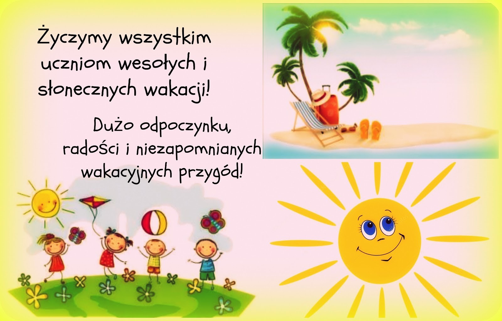 Wakacyjne życzenia