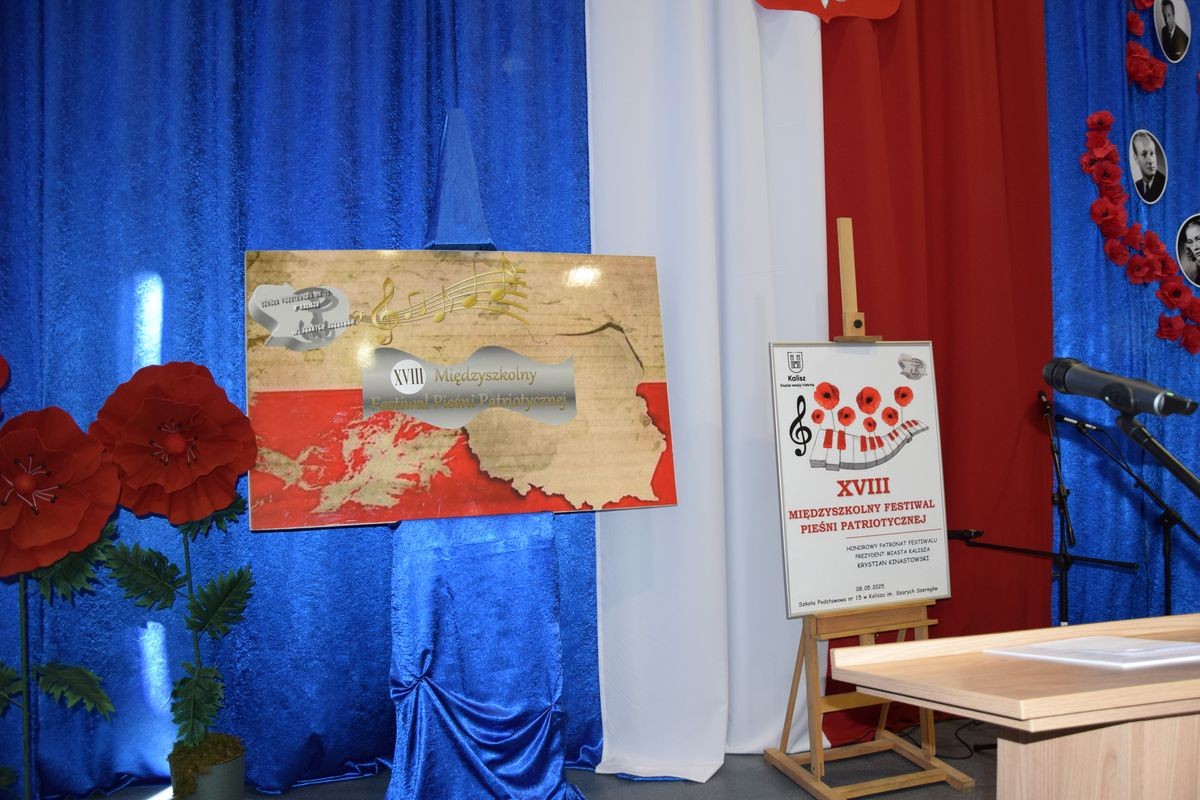 XVIII  Międzyszkolny Festiwal Pieśni Patriotycznej w SP 15