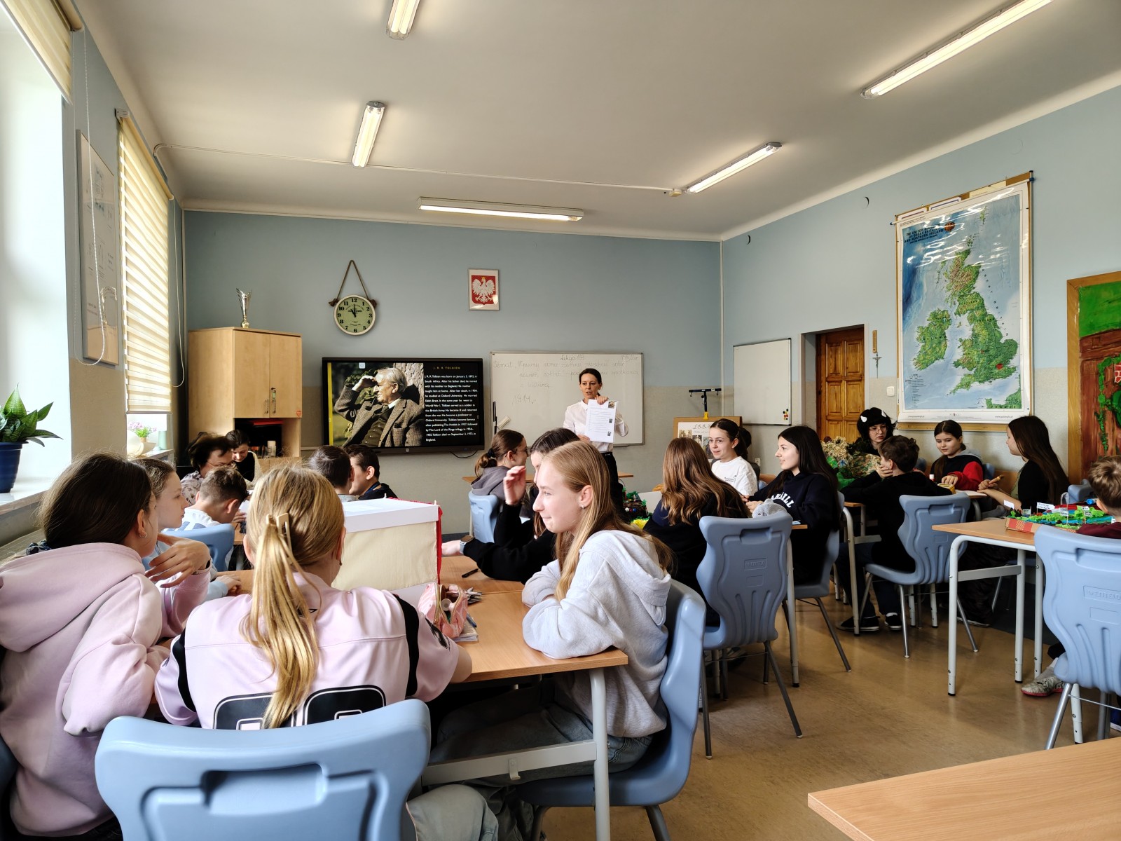 Lekcja otwarta w klasie szóstej 