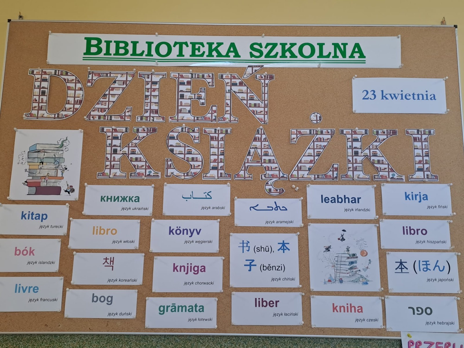 „Kto czyta, żyje podwójnie” - Dzień Książki w naszej szkole