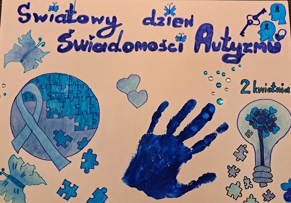Konkurs międzyszkolny z okazji ŚWIATOWEGO DNIA ŚWIADOMOŚCI AUTYZMU.