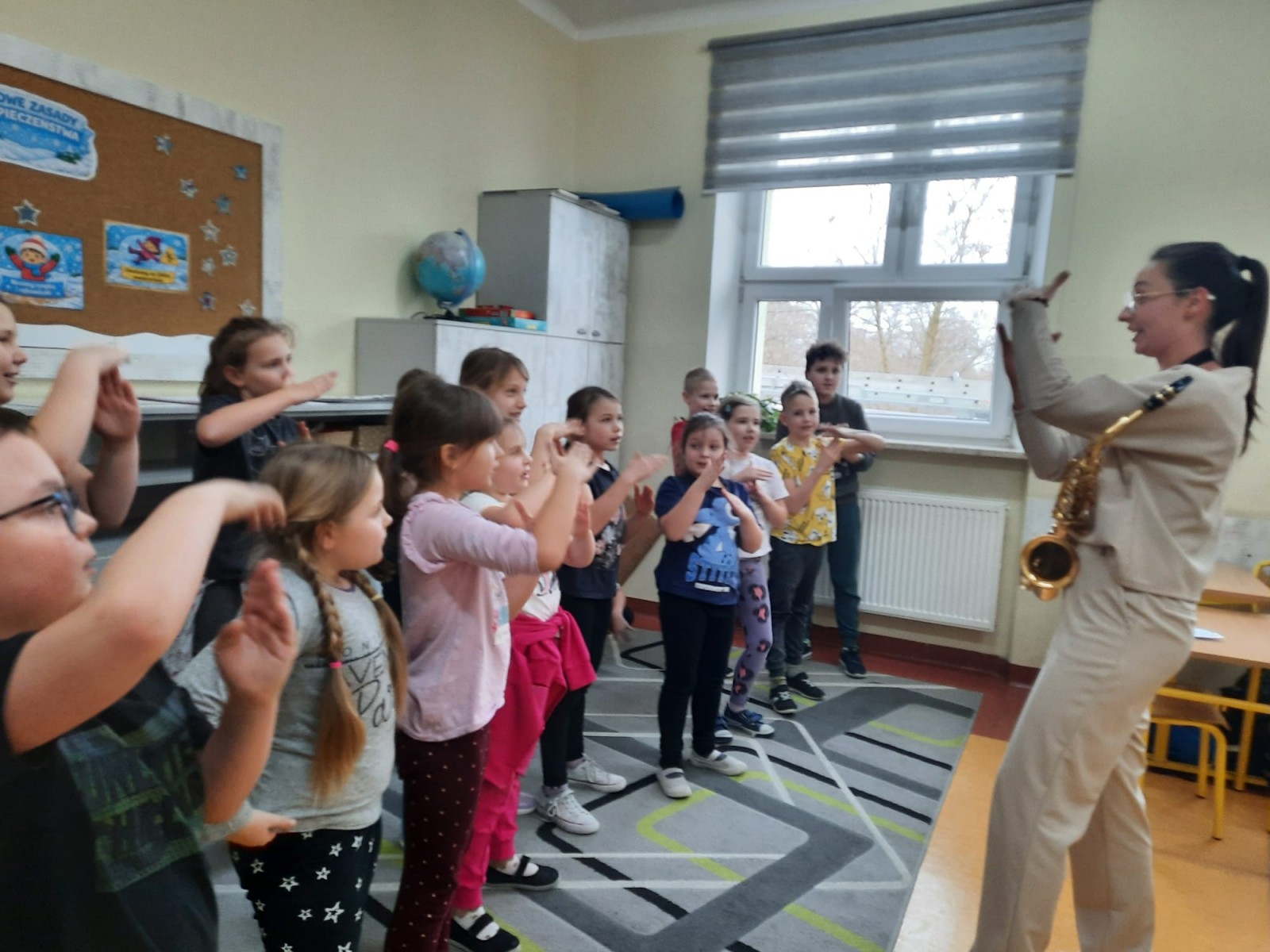 Zajęcia muzyczne z saksofonem