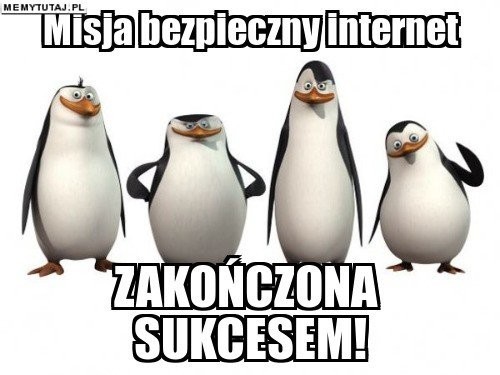 Konkurs na mem Bezpieczny w Internecie dla klas VII – VIII z okazji Dnia Bezpiecznego Internetu